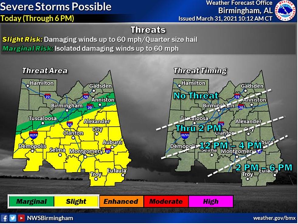 Mid-Day Update: Severe Storms, Flooding in Portions of Alabama