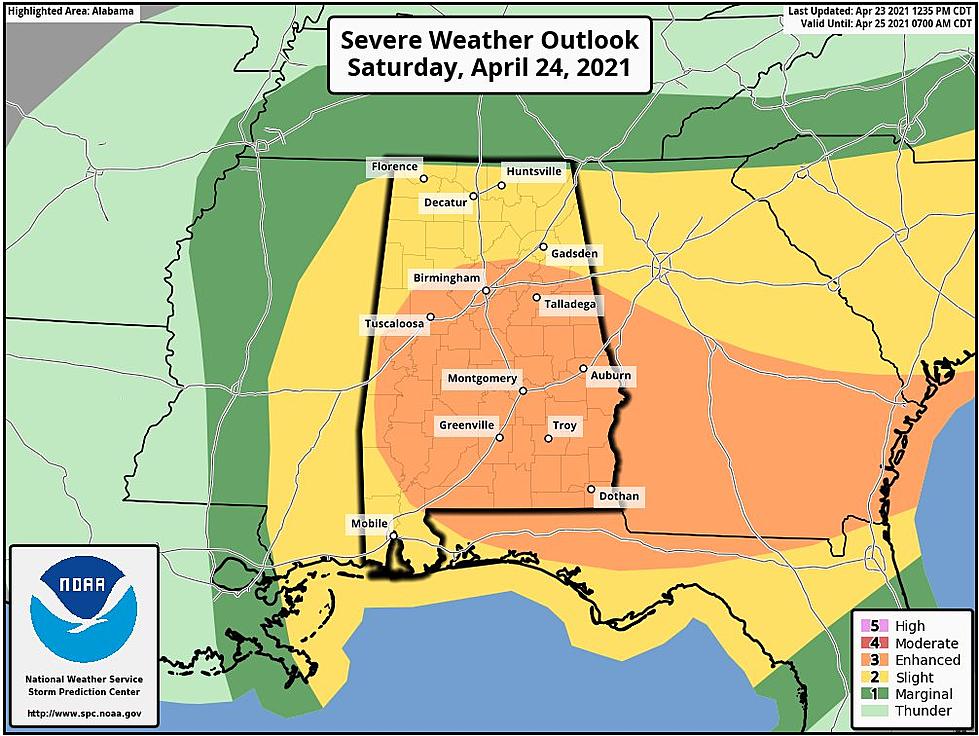 Severe Weather Saturday in Alabama, What You Need To Know