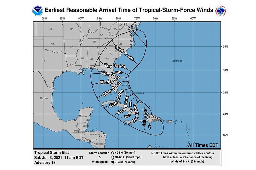 Elsa Downgraded to a Tropical Storm, Possible Impacts to Southeast