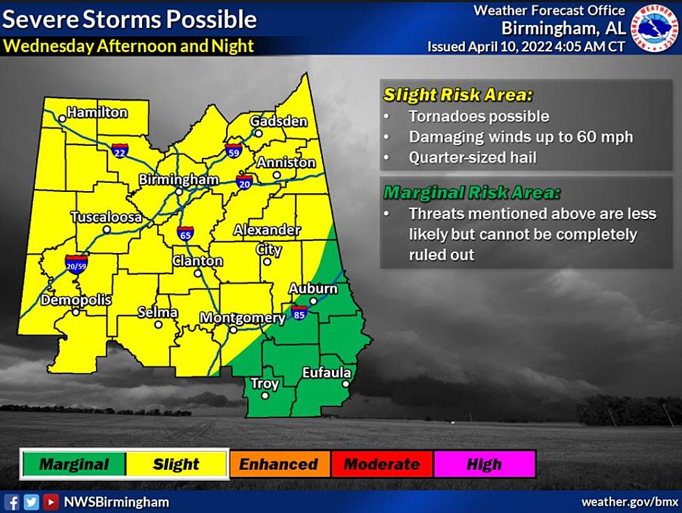 Prepare for Yet Another Round of Severe Weather for West, Central Alabama