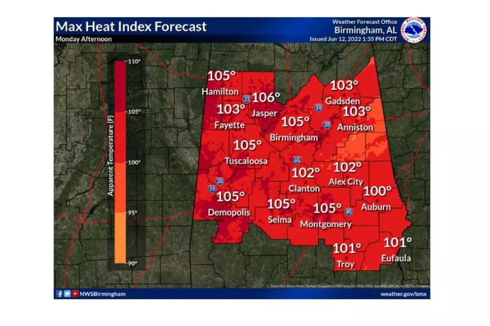 NWS Warns Alabamians of Rising Temperatures, Issues Heat Advisory