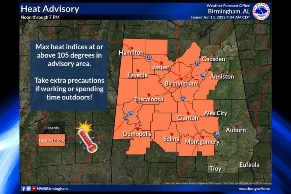 Heat Advisory Prepares Alabamians for a Hot Week Ahead