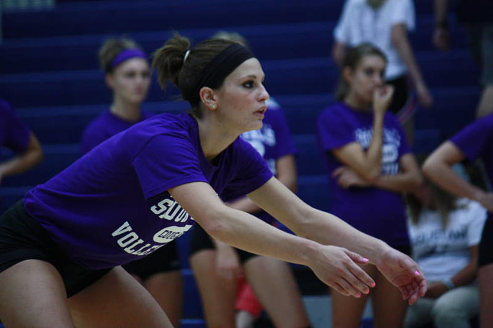 Cougars Upended by Wolves in Four Sets