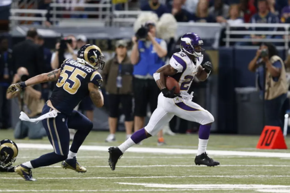 Peterson Runs For 212 As Vikings Top Rams 36-22