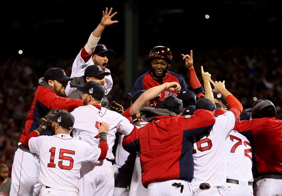 Red Sox Close Out Cards, Clinch Title At Fenway Park