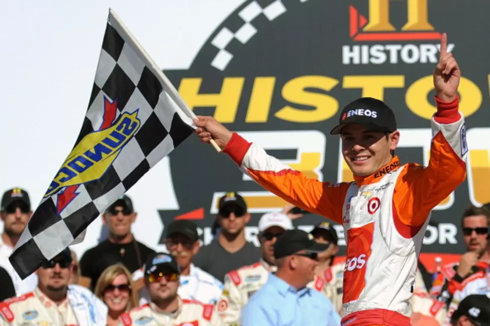 Larson Races To Nationwide Win At Charlotte