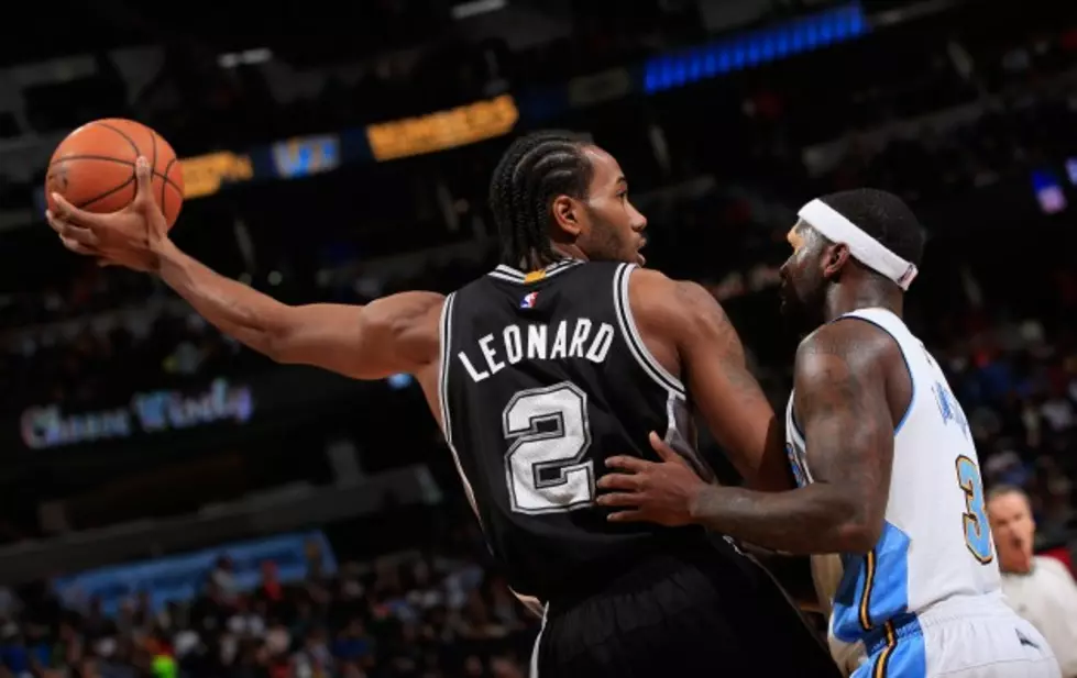 Spurs&#8217; Kawhi Leonard Named NBA Defensive Player of Year