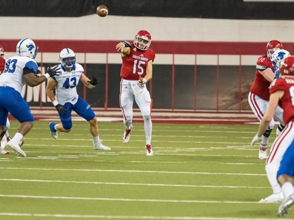 South Dakota Quarterback Chris Streveler is the FCS National Offensive Player of the Week