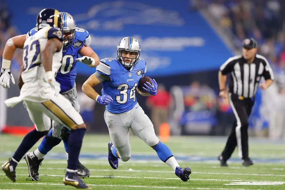 Zach Zenner Released by the Lions