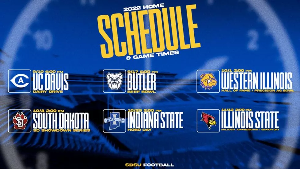 South Dakota State Football Sets 2022 Game Times and Special Events