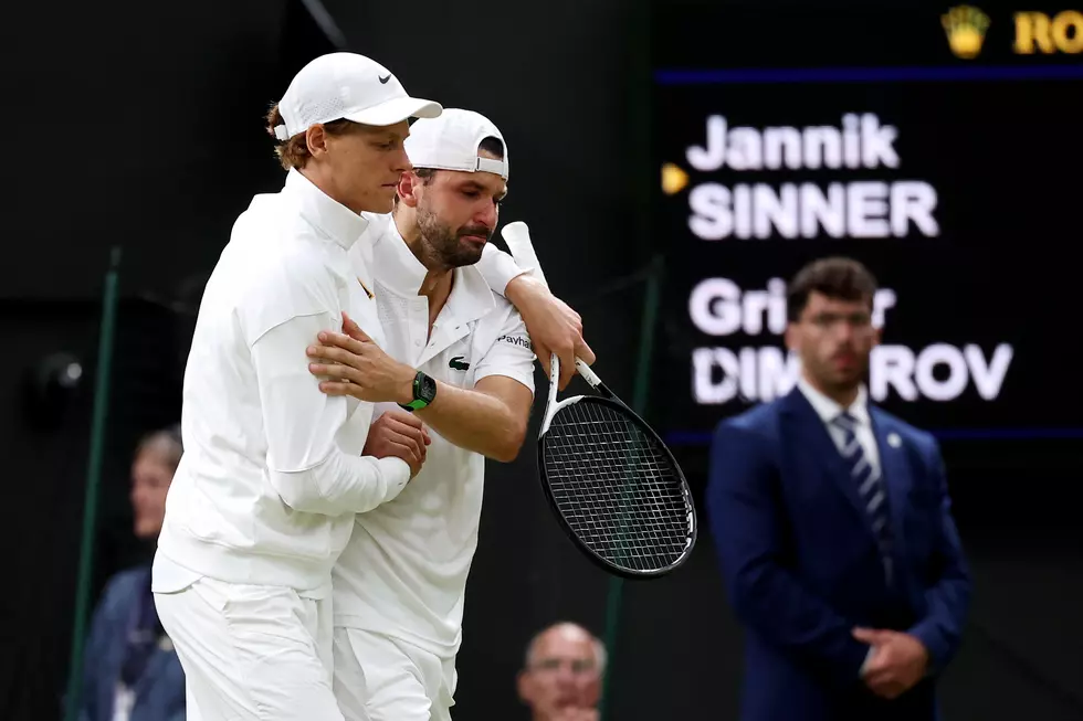Top Seed Sinner Advances Following Brutal Injury to Dimitrov