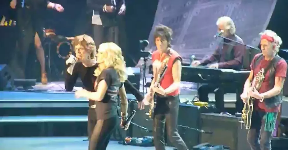 Carrie Underwood Joins Stones on Stage [VIDEO]