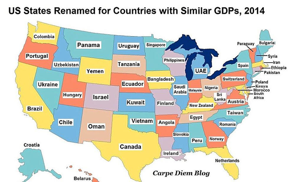 Maine Has An Economy Comparable To That Of Bulgaria