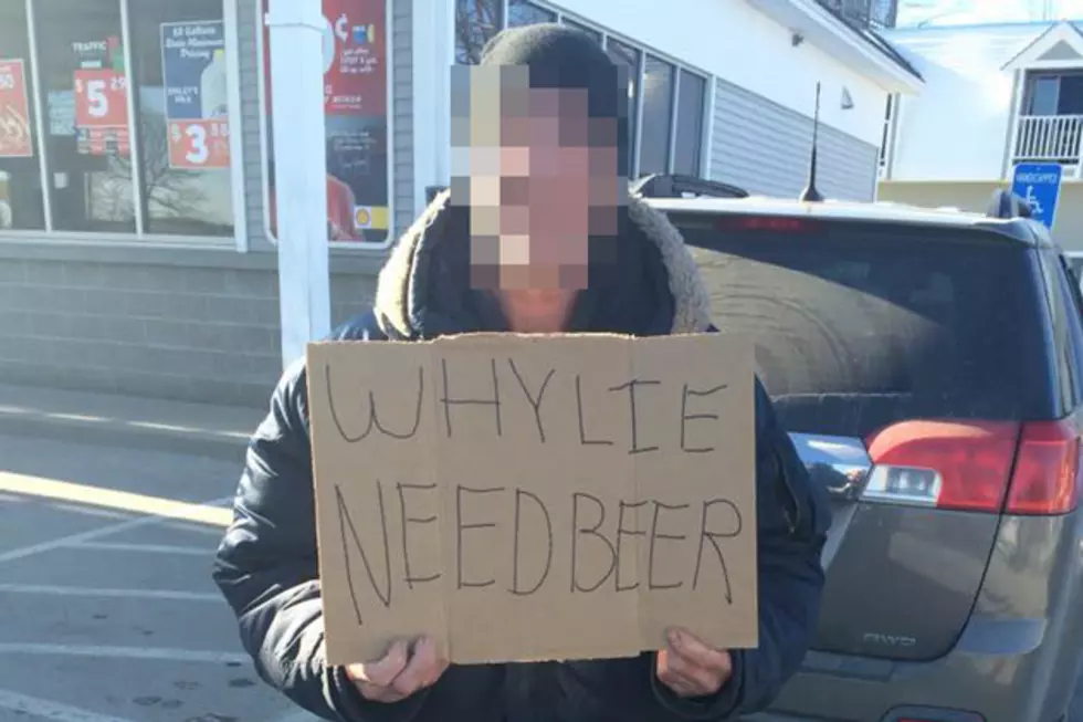 Candid Bangor Panhandler Asks For (+ Receives) Money For Beer [PHOTO]