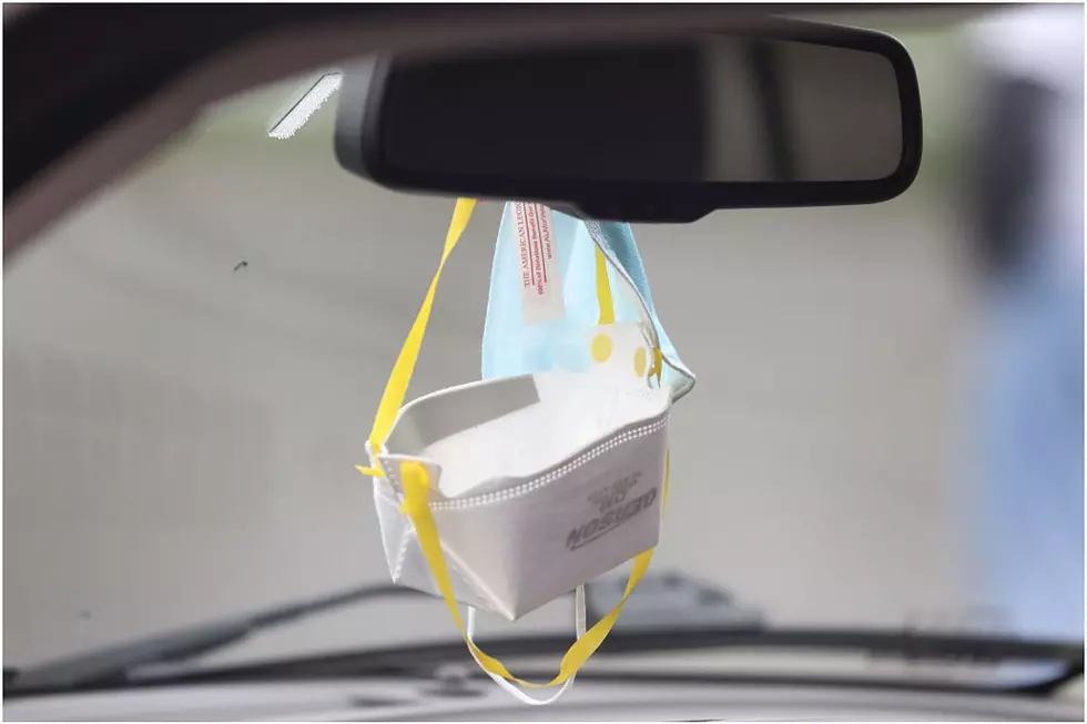 Hanging Your Mask On Your Rearview Mirror Could Get You A Ticket