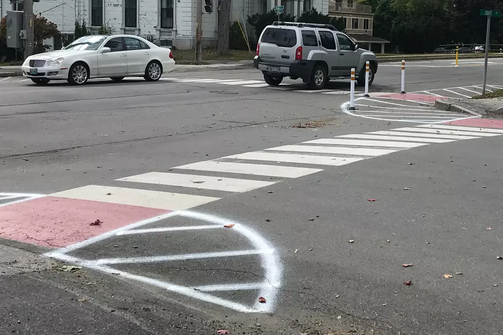 What’s Up With Those New Bangor City Crosswalks?