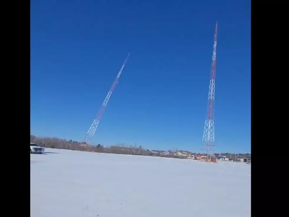 WATCH: Brewer Radio Tower Comes Down