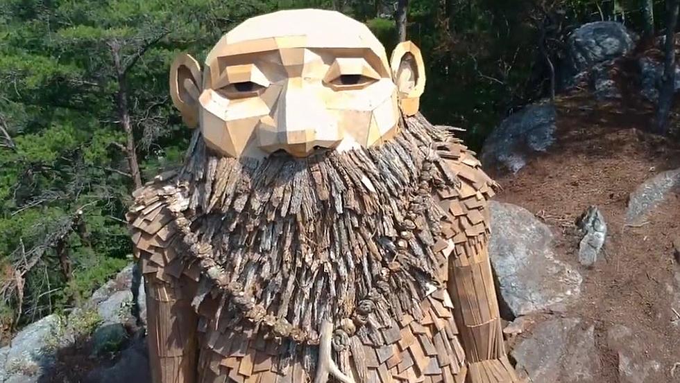 Giant Trolls Now Reside Within The Botanical Gardens In Boothbay