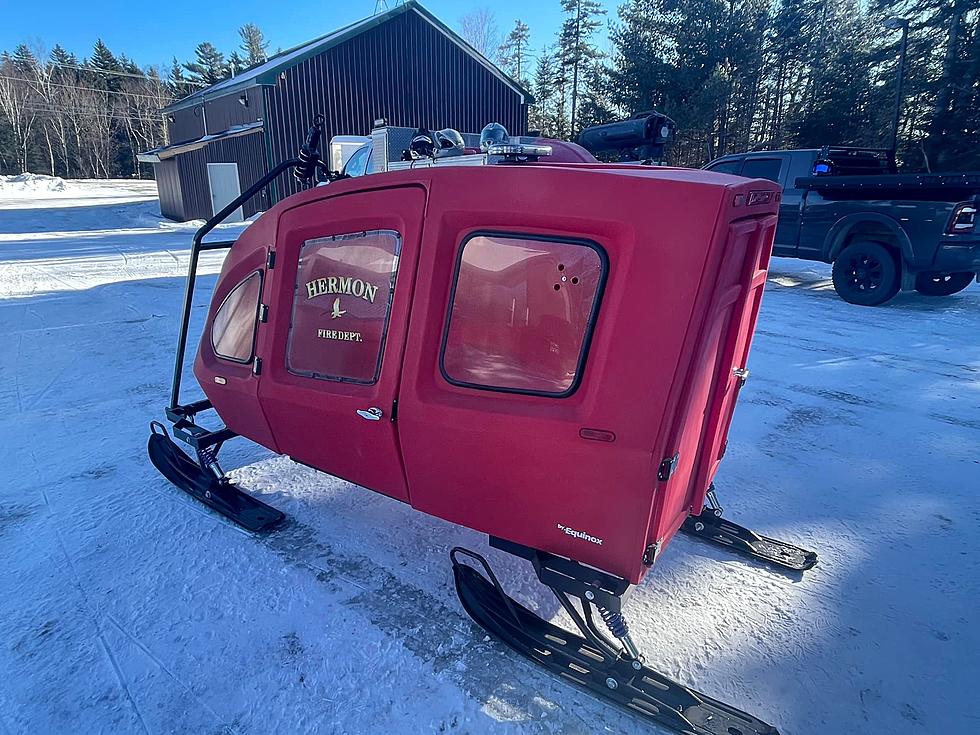 Check Out The Hermon Fire Department&#8217;s Cool &#8216;Snow-bulance&#8217; Rescue Boggan