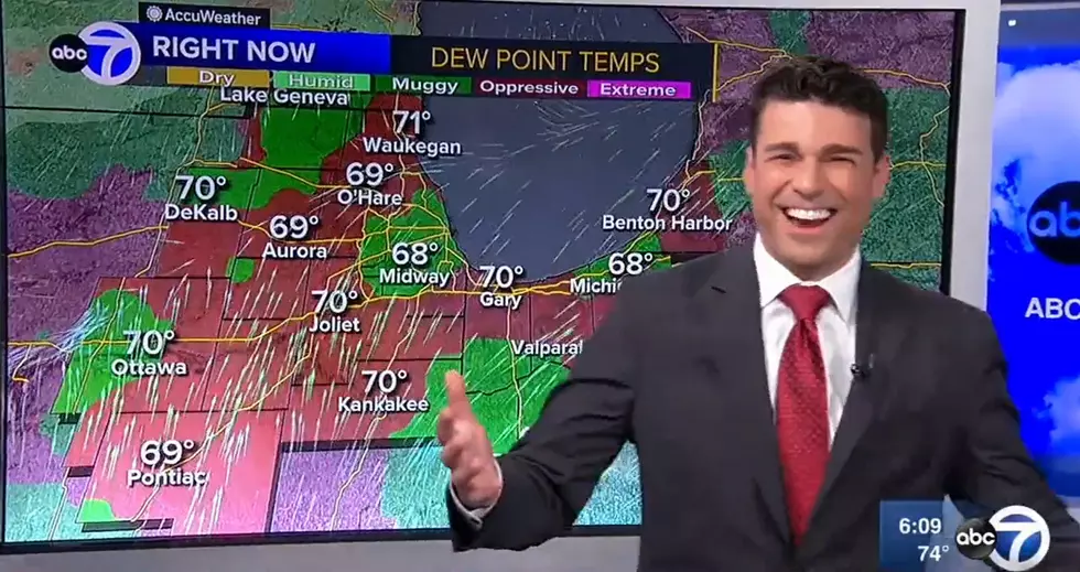 Former Bangor Meteorologist Goes Viral After Live Reaction To Map