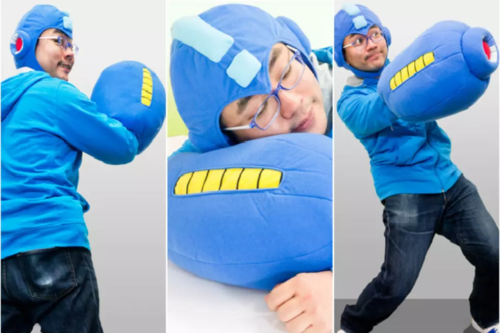 Mega Man Pillow Set Turns You into the Blue Bomber