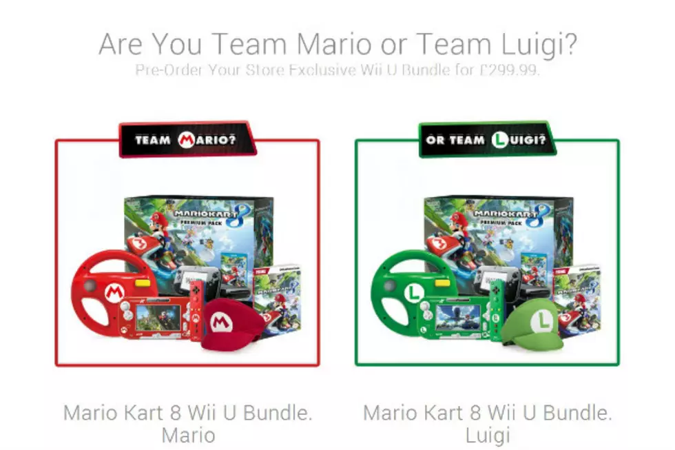 Mario Kart 8 Wii U Bundles Ask Where Your Allegiance Lies