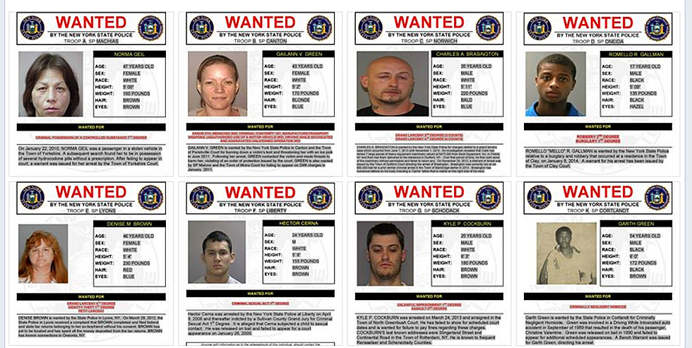 NY State Police to Use Social Media to Catch Wanted Individuals