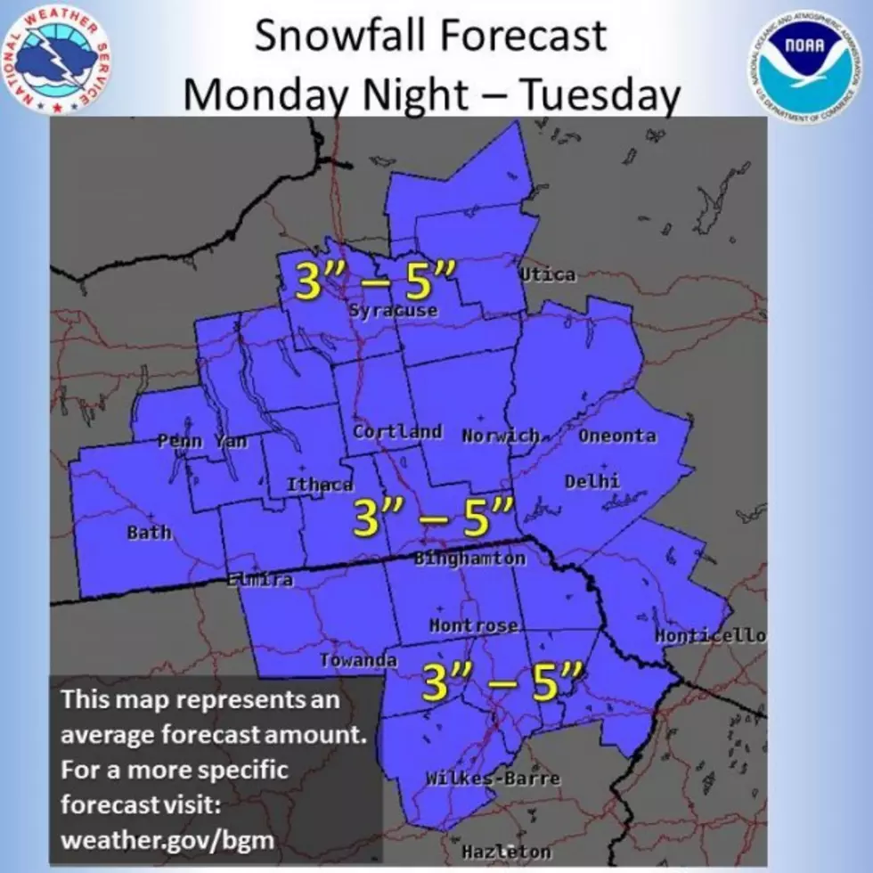 How Much Snow Tonight?  3-5&#8243; On the Way.