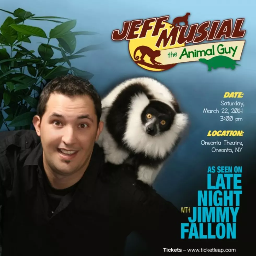 Jeff Musial, &#8220;The Animal Guy,&#8221; to Do Tonight Show Before Coming to Oneonta!