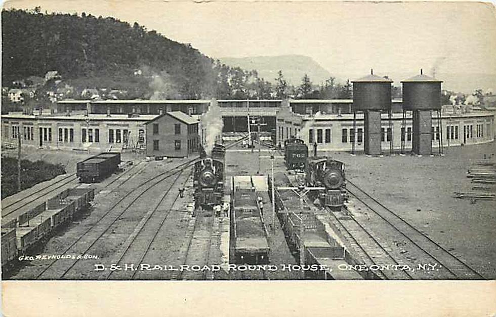 RARE! A 1930s Video of Oneonta D&#038;H Roundhouse in Action! (VIDEO)