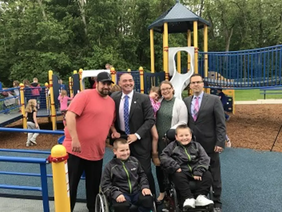 Sen. Fred Akshar Unveils New Harpursville CSD Inclusive Playground