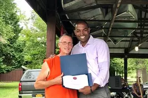 Delgado Honors Wayne Shepard at Delaware County Senior Fun Day
