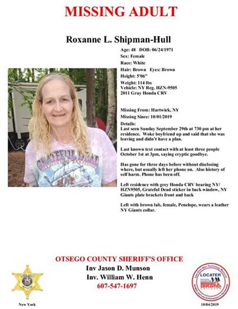 Search Continues For Missing Hartwick Woman