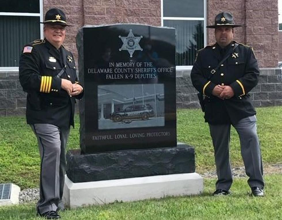 Delaware County Sheriff Unveils K-9 Memorial