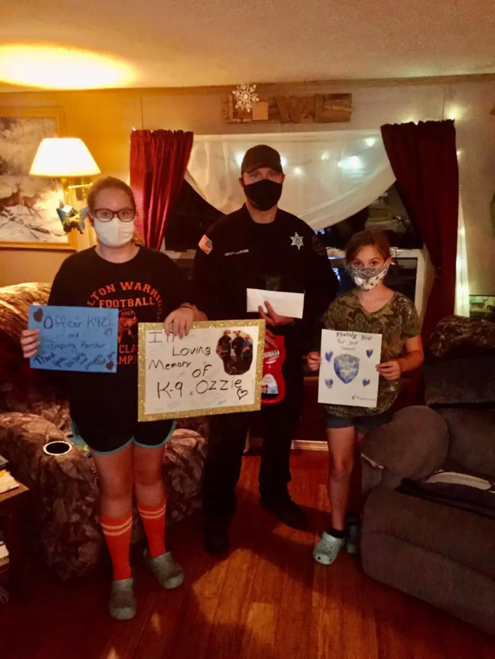 Two Young Walton Sisters Raise Money for DCSO K-9 Team