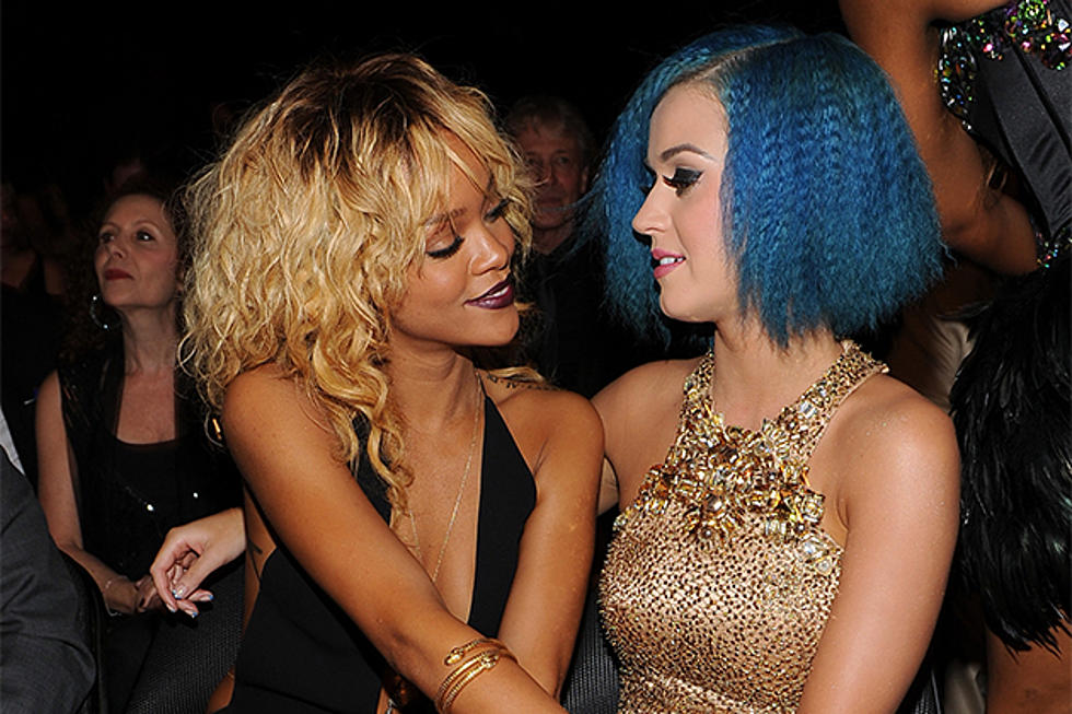 Rihanna + Katy Perry Allegedly Spatting About the Worthless Chris Brown