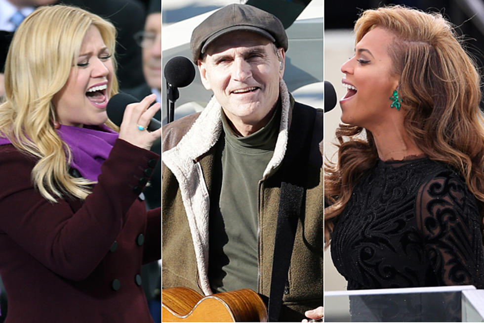 Kelly Clarkson, James Taylor + Beyonce Perform at President Obama’s 2013 Inauguration [VIDEOS]