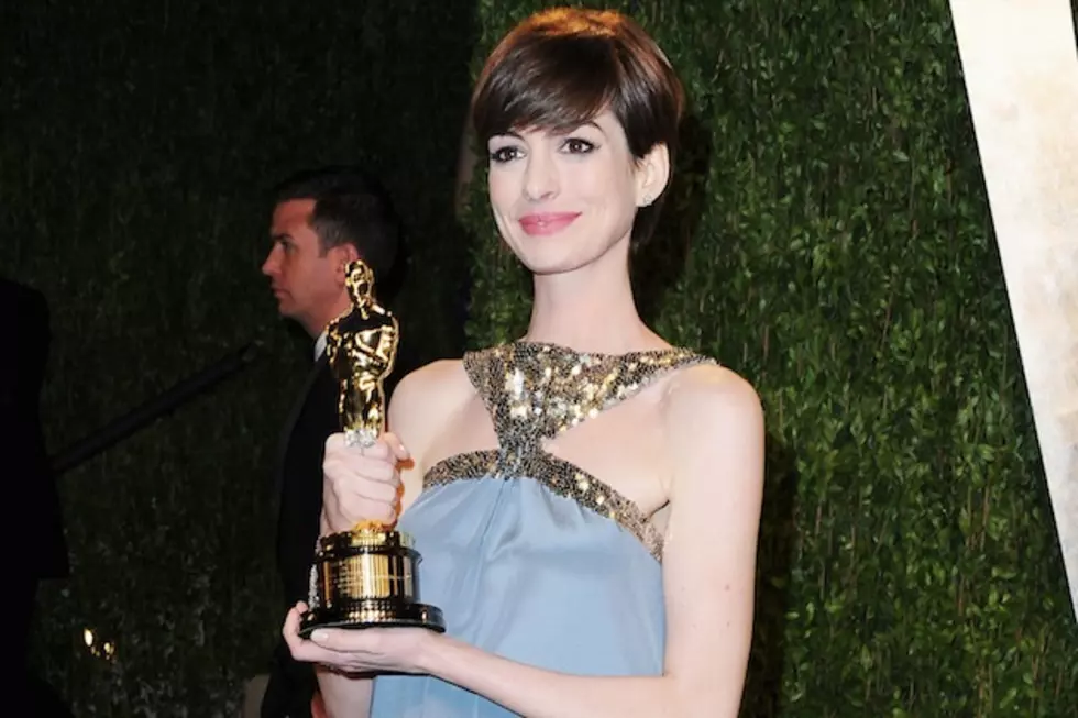 Anne Hathaway Practiced Her Oscar Speech a Whole Bunch So We Would Like Her