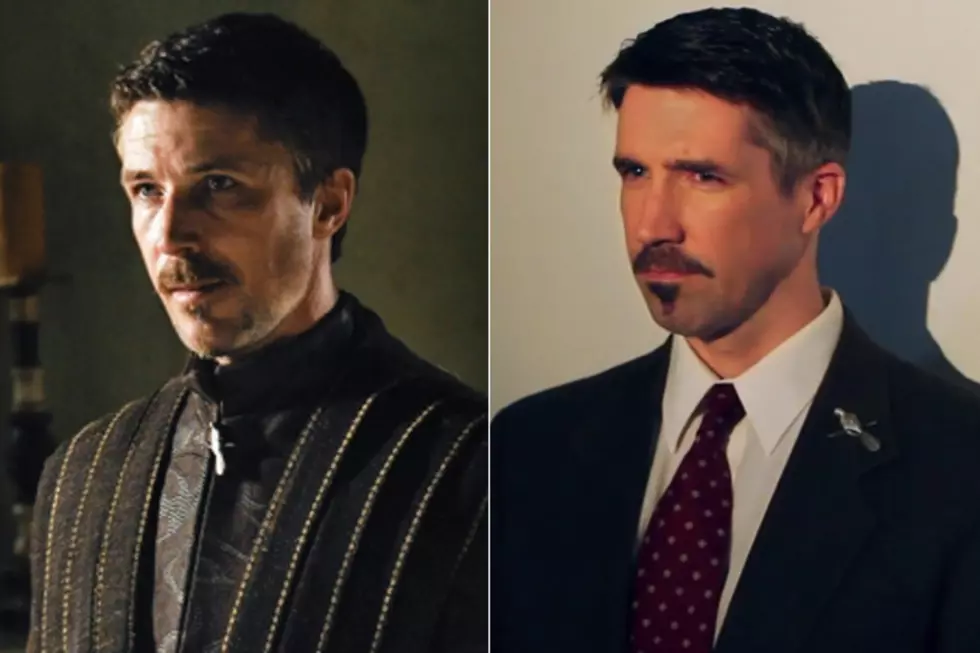 Aidan Gillen as Littlefinger + Michael Coleman as Mr. Baelish &#8211; Celebrity Doppelgangers