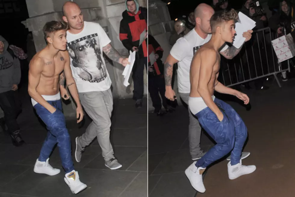 Stop Us If You&#8217;ve Heard This One: A Shirtless Justin Bieber Walks Into a Hotel [PHOTOS]
