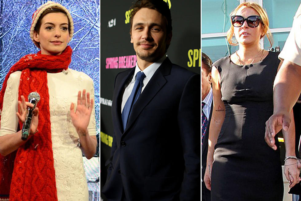 James Franco Gets the Anne Hathaway Hate. Oh, and He Once Turned Down Sex With Lindsay Lohan.