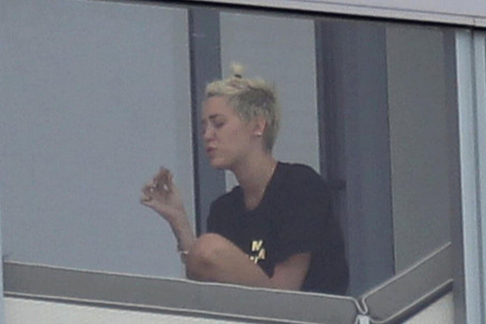 Oh Look, Miley Cyrus Is Smoking Weed Again [VIDEO]