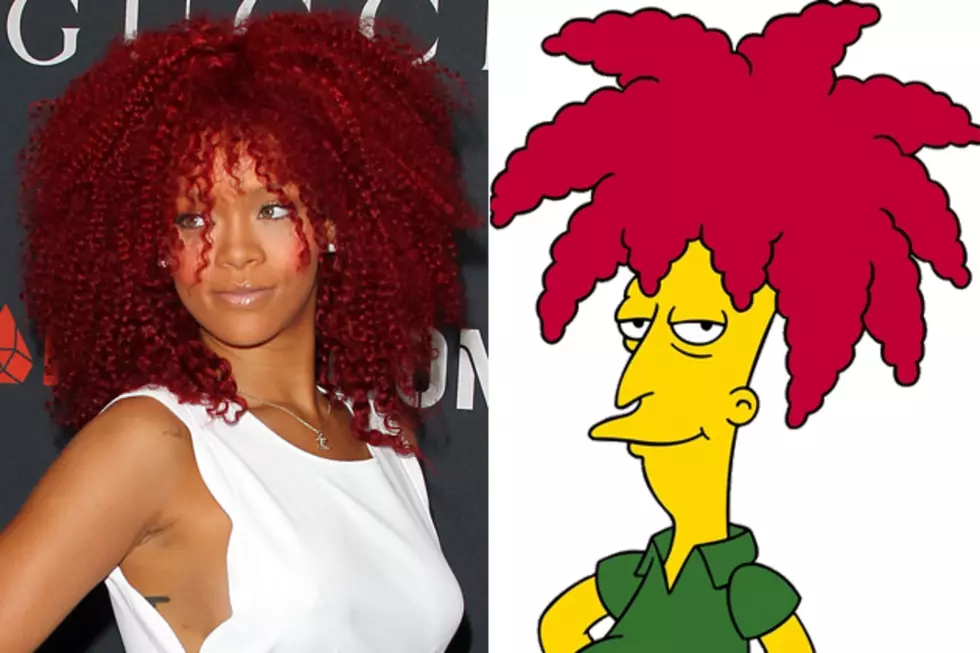 Rihanna + Sideshow Bob from ‘The Simpsons’ – Celebrity Doppelgangers