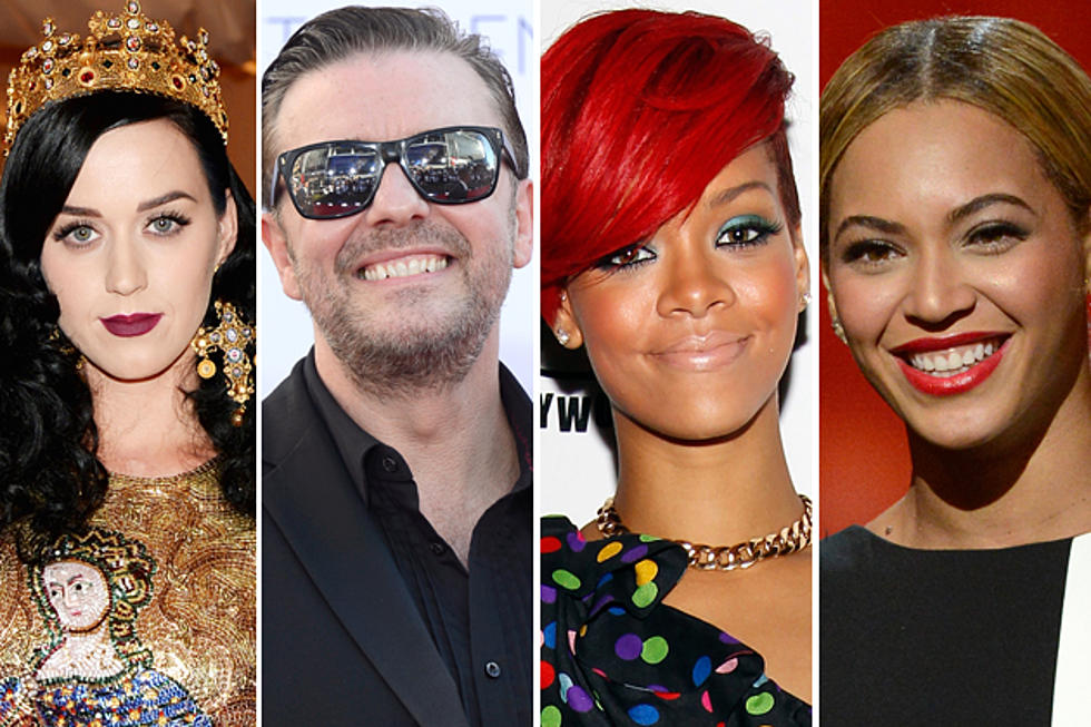 Ricky Gervais Picked a Twitter Fight With Katy Perry, Rihanna, Beyonce … and God