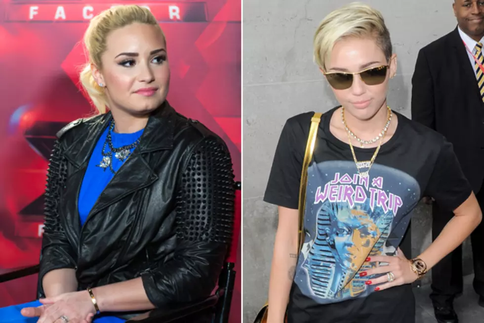 Demi Lovato Warns Miley Cyrus Against That Whole ‘Line in the Bathroom’ Thing
