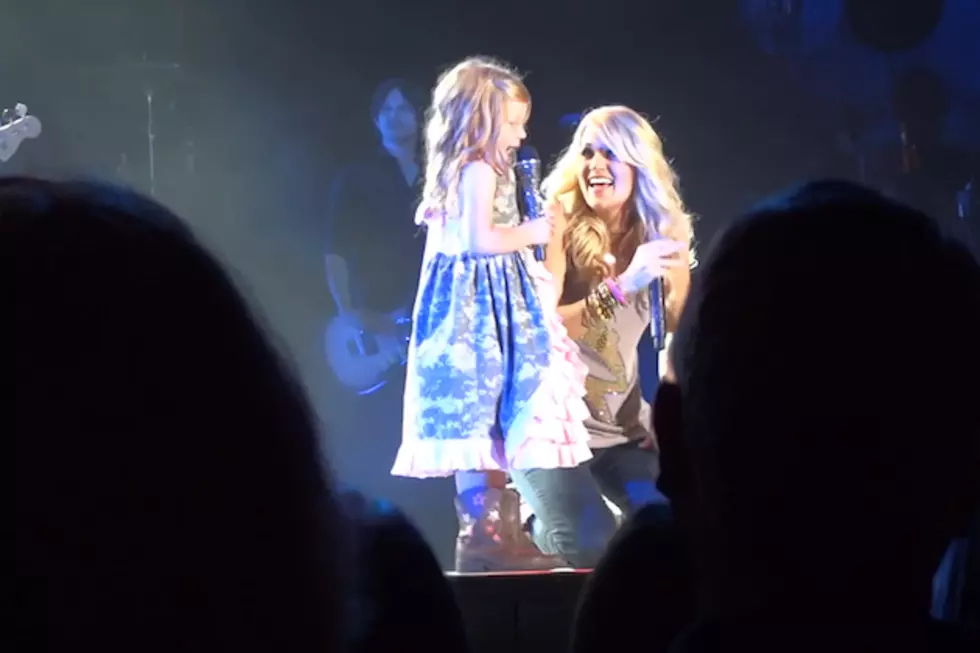 Carrie Underwood Brings Adorable Girl from Her ‘See You Again’ Music Video Onstage [VIDEOS]