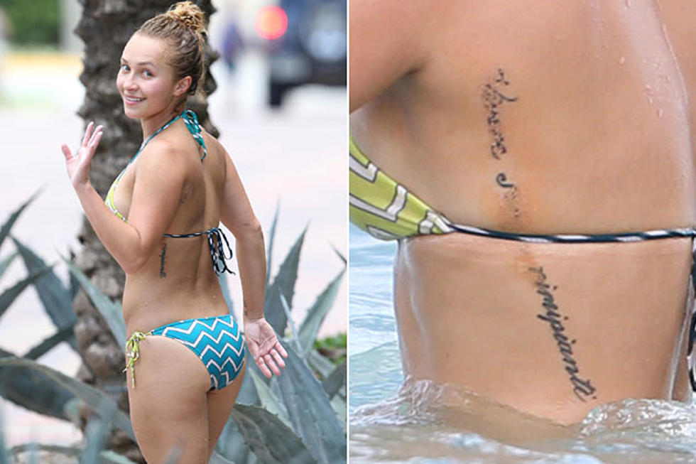 Looks Like Hayden Panettiere Is Having Her Misspelled Tattoo Lasered Off [PHOTO]