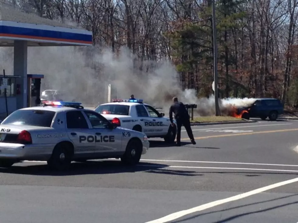Car Bursts Into Flames Right Next to Local Gas Station [VIDEO]