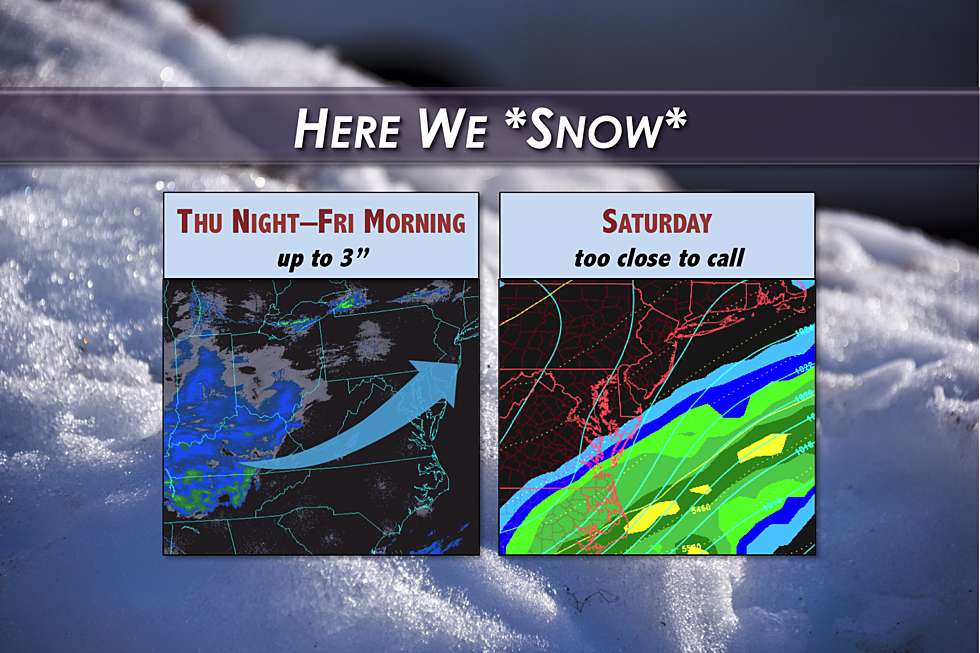 Two Upcoming Snow Chances for New Jersey