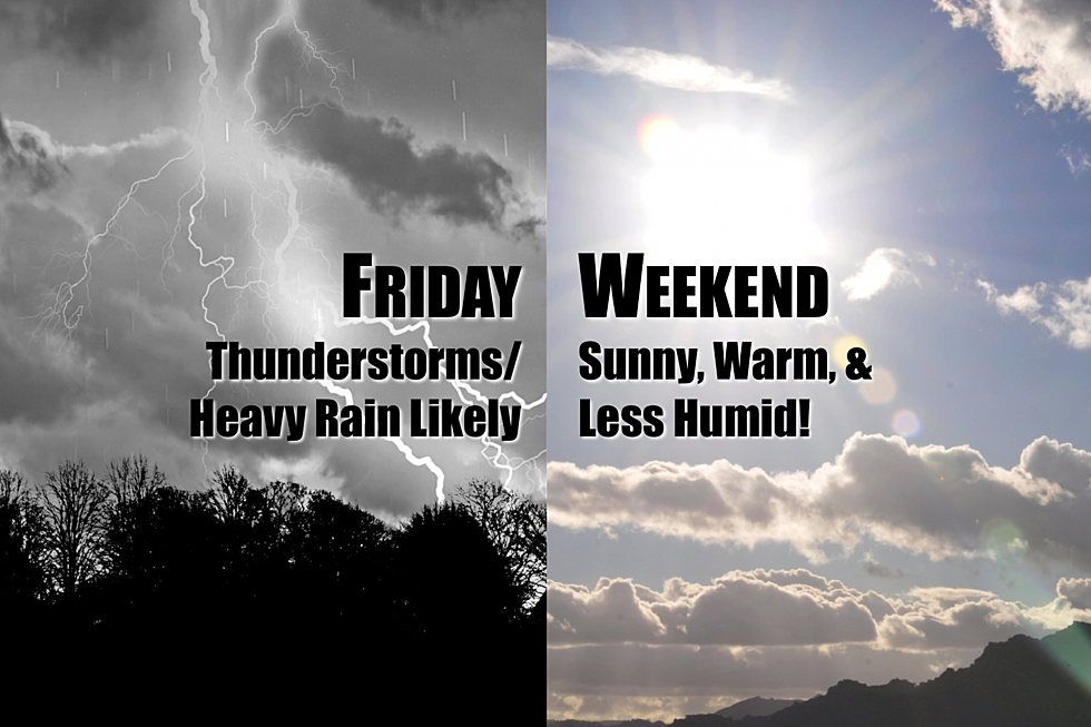 Stormy End to the Workweek Then a Sunny Weekend for NJ
